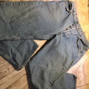 Vintage Brittania button fly jeans size w33